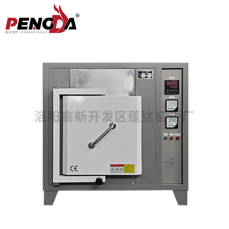 沙特箱式馬弗爐1400°c500x300x300灰白配色