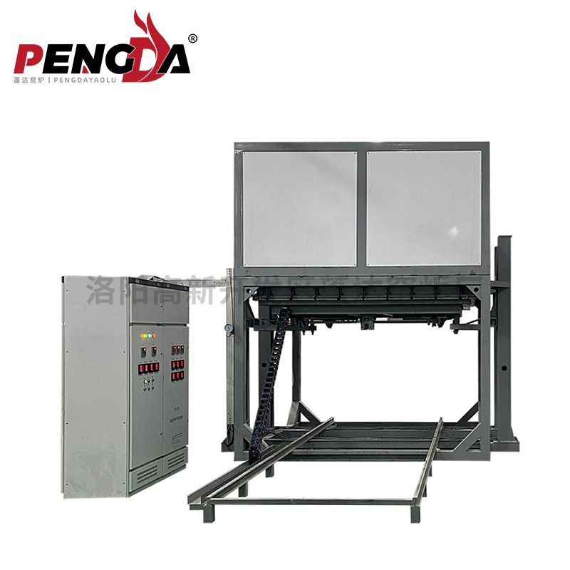 真空氣氛爐1000℃尺寸2400X2400X1200單爐車升降平臺升降單爐車