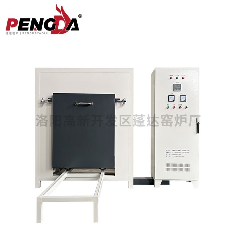 1000℃臺車爐600X600X600手動新配色分體