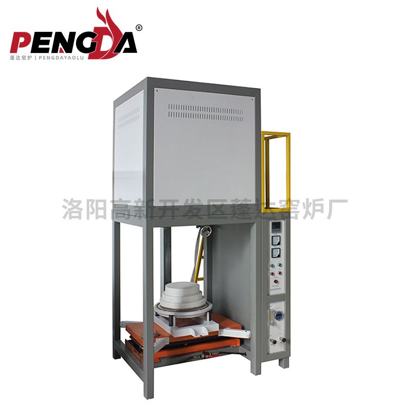 直徑300X高度500mm1400℃氣氛井式液壓升降爐