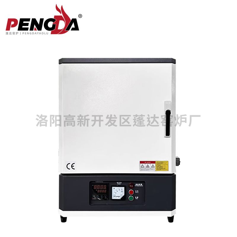 300X200X200馬弗爐1200℃含煙囪電阻絲加熱